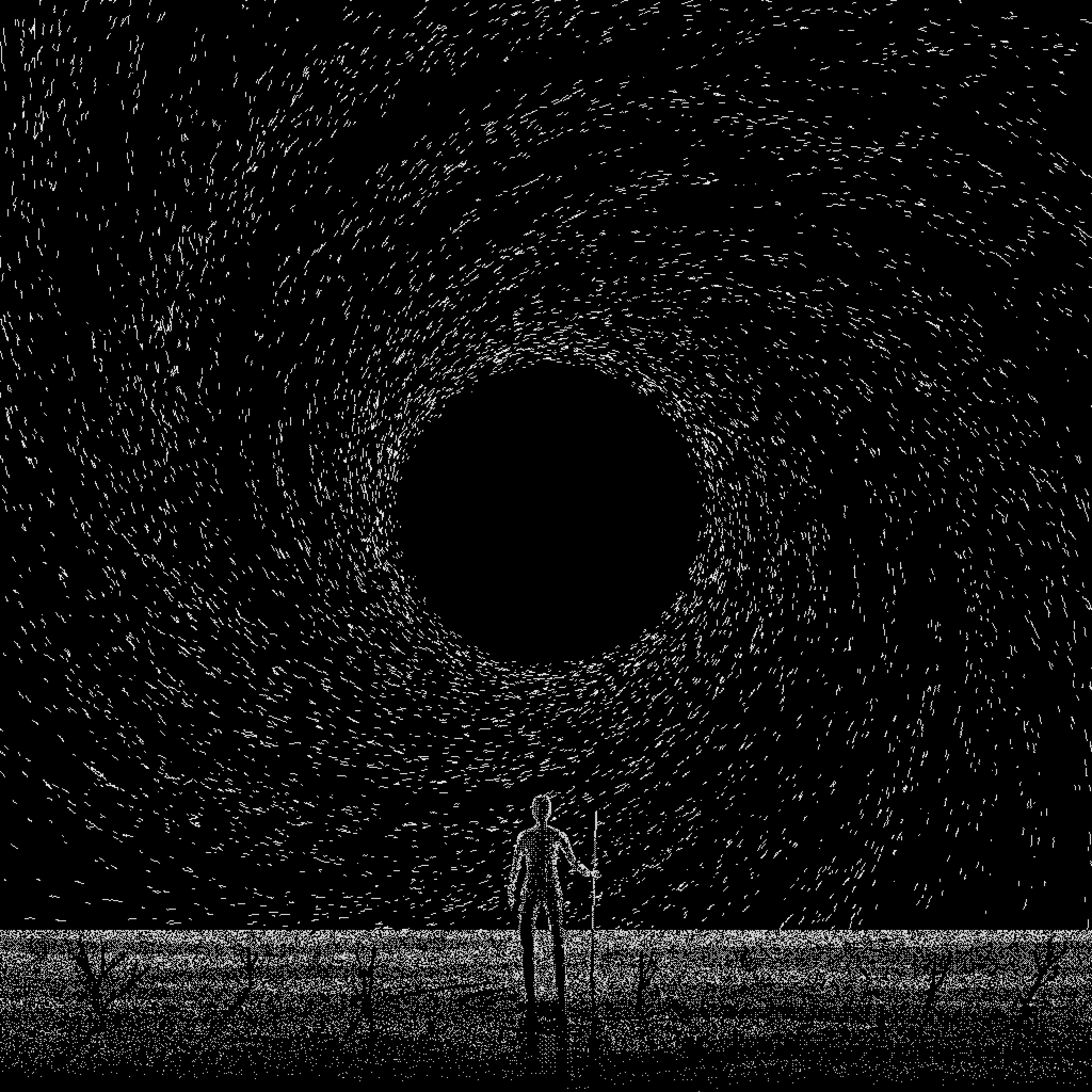 Cosmic trading singularity vortex